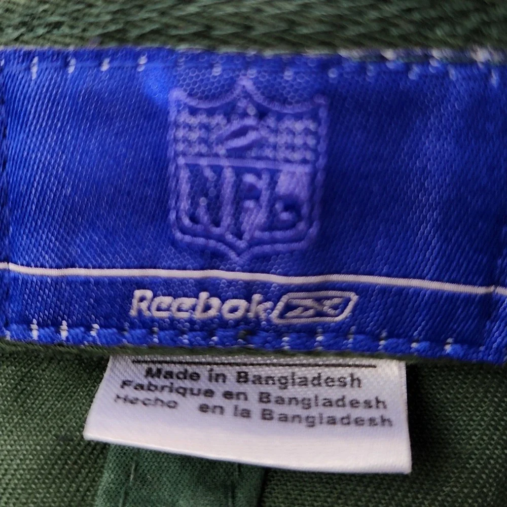 Reebok NFL New York Jets Hat Mens Green Cotton Adjustable Strap Dad Cap Logo - Picture 3 of 9